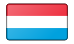 Flag of Luxembourg (bevelled)